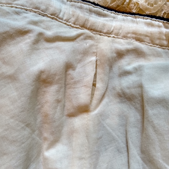 Free People Mini Skirt - Boho Ivory Lace Skirt - Picture 8 of 8